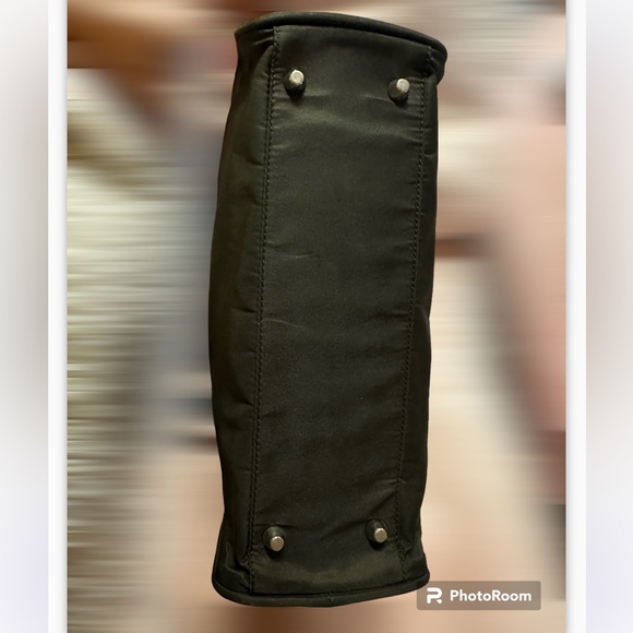 PRADA Vintage Nylon Tessuto Hand Bag Rectangle Purse Khaki Green - Picture 15 of 16